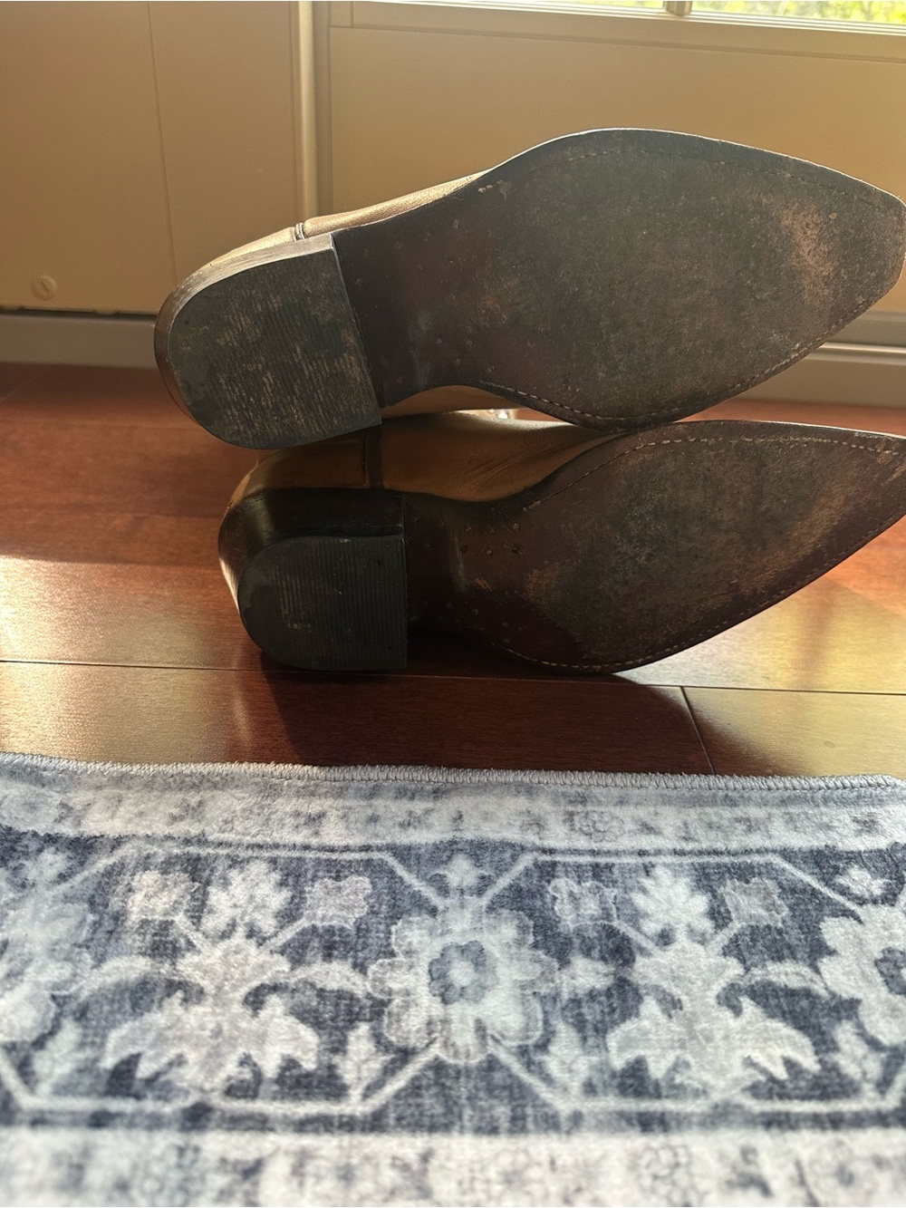 FRYE Rhinestone Western Cowboy Boots - Picture 4 of 7